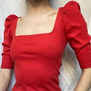 H&M Puff Sleeve Top